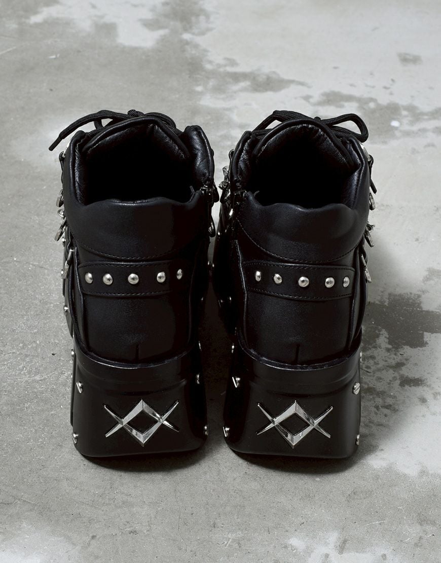 REFLEM【レフレム】ニューボンテージデザインプラットフォームシューズ