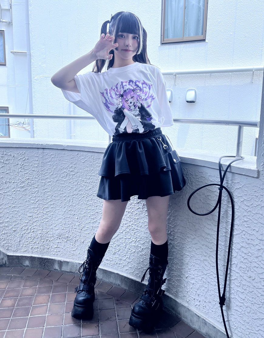 NOVESSEL【ノベセル】イラストプリント半袖Tシャツ①/全1色