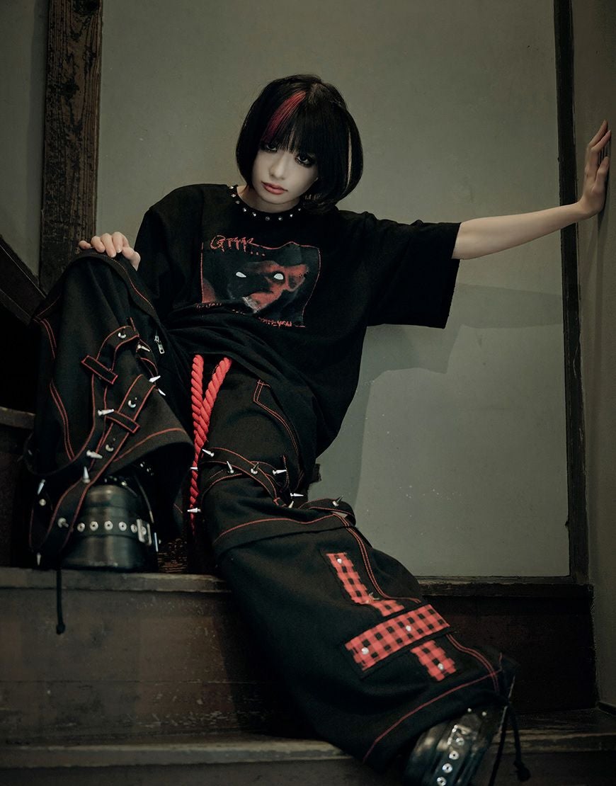 Grrr the Lipper【ガルルザリッパー】注連縄2wayおズボン/全2色