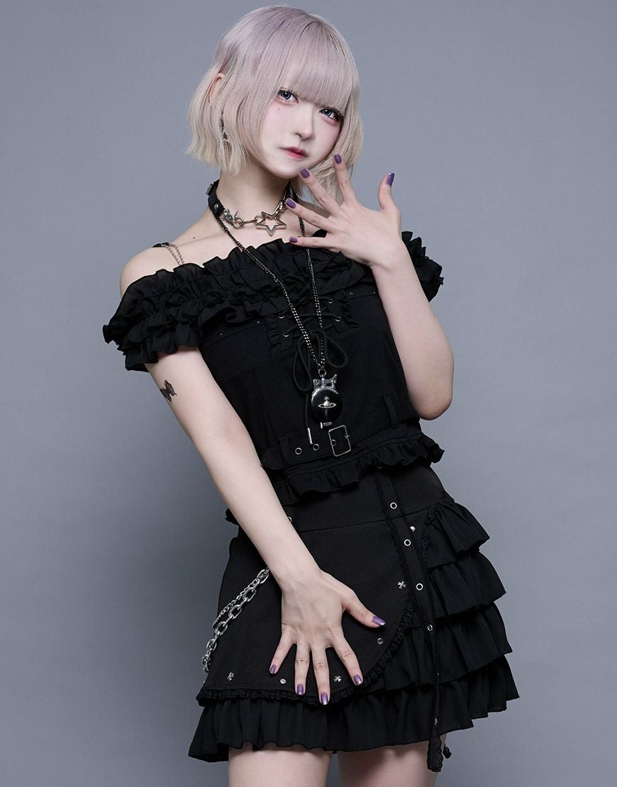 ililil【イルイルイル】クラロリ地雷ちゃんの微睡ドールワンピ/全2色