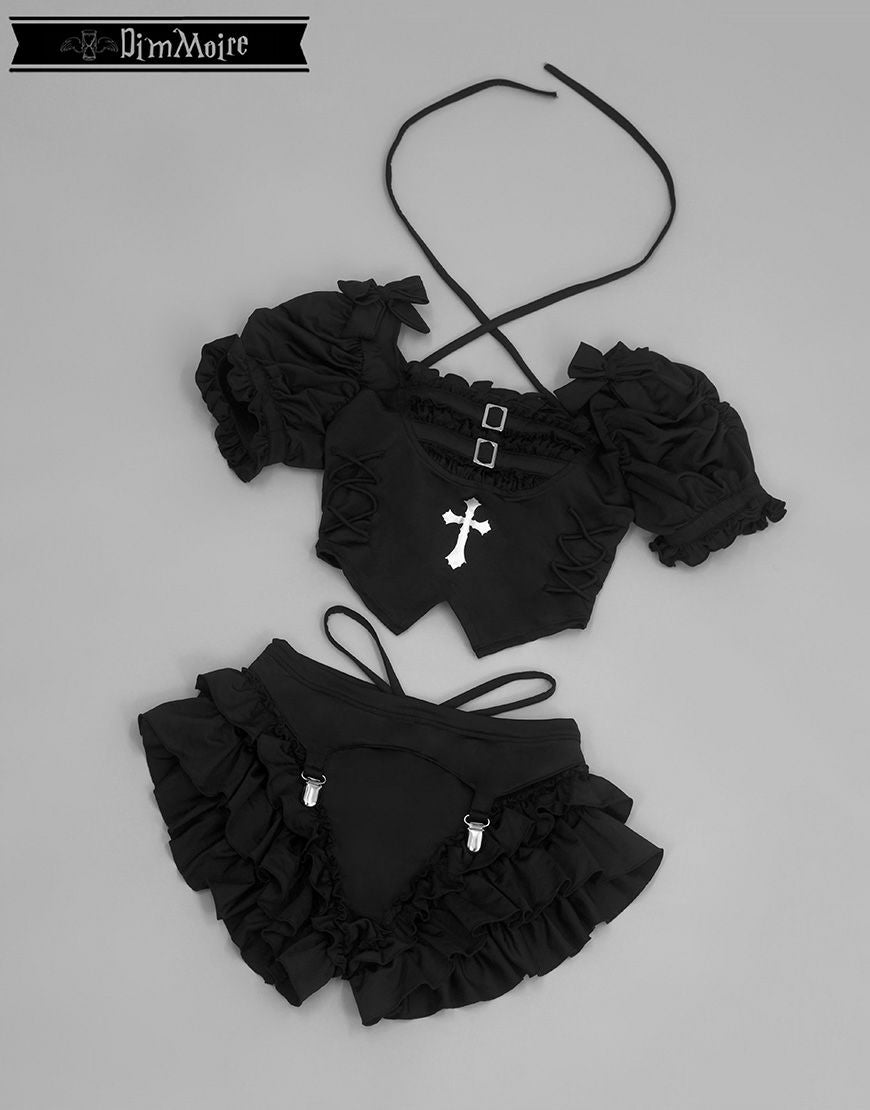 DimMoire【ディムモアール】融ける夢の約束スイムウェア/Black