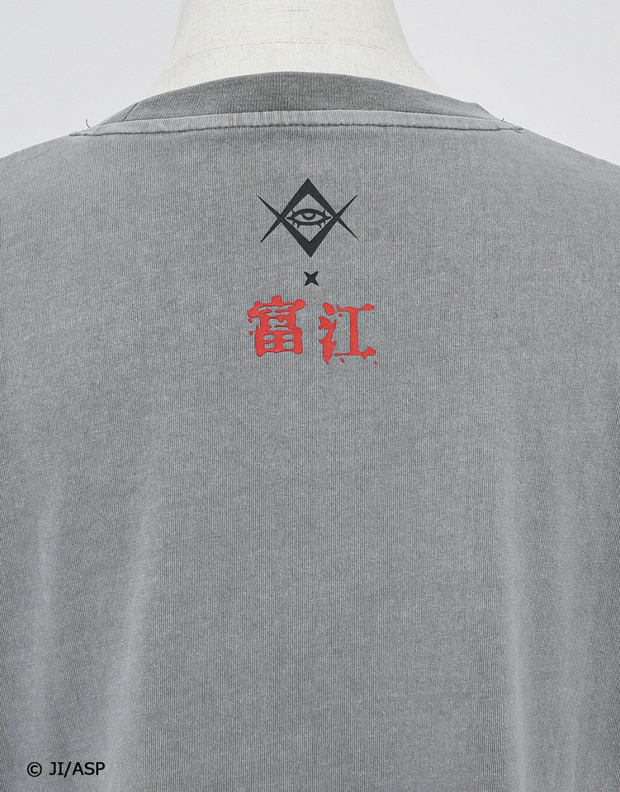 伊藤潤二×REFLEM 富江Tシャツ　グレー REFLEM【レフレム】伊藤潤二×REFLEM 富江Tシャツ/全2色