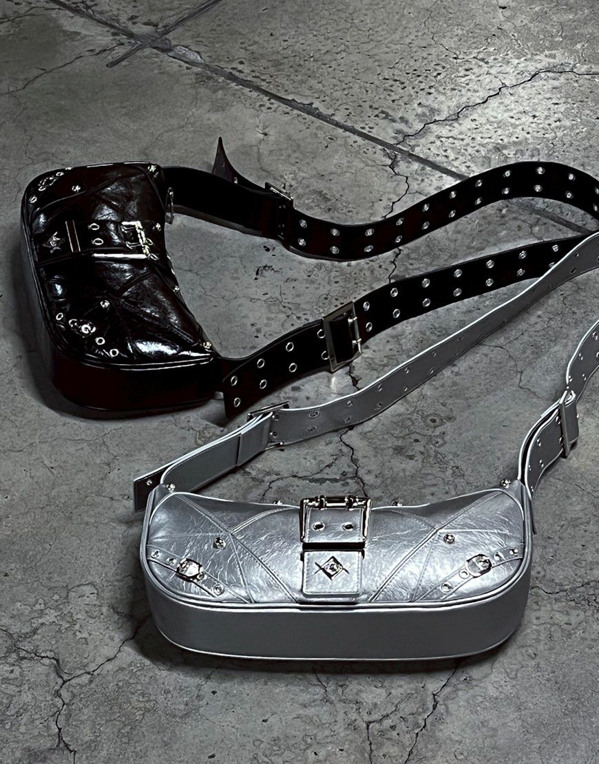 REFLEM【レフレム】ハーフムーンPUショルダーバッグ/全2色