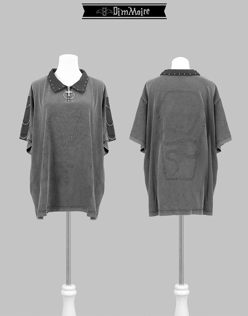 正規品 DimMoire ディムモアール 毒蛇の棺T Gray グレー DimMoire【ディムモアール】毒蛇の棺T/Gray