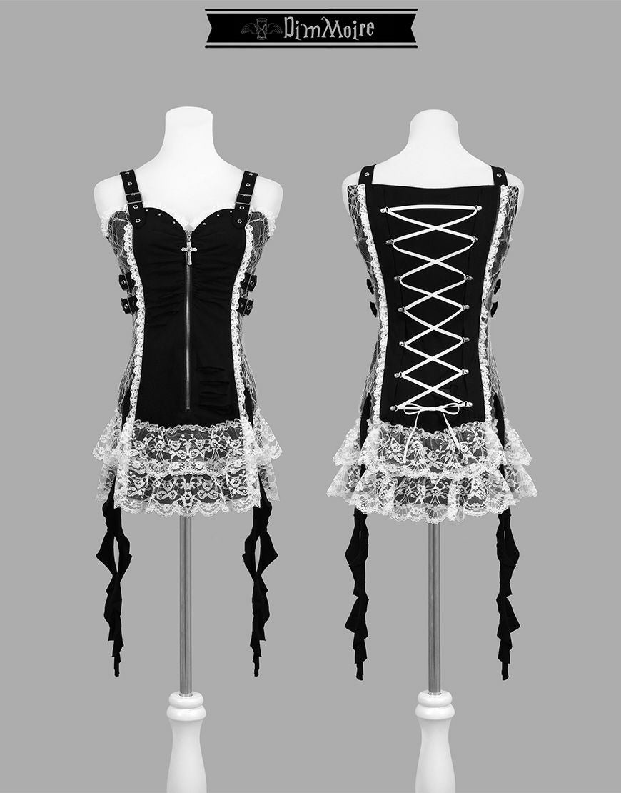 DimMoire【ディムモアール】堕夢の契りGothicドレス/Black×White