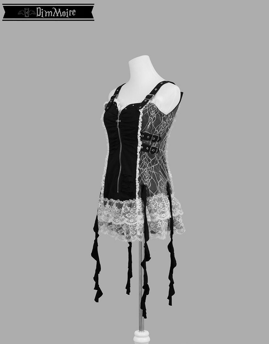 DimMoire ディムモアール 堕夢の契りGothicドレス　L DimMoire【ディムモアール】堕夢の契りGothicドレス/Black×White