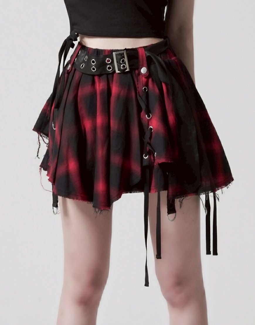 REFLEM【レフレム】ベルト付きランダムレイヤースカート/全2色