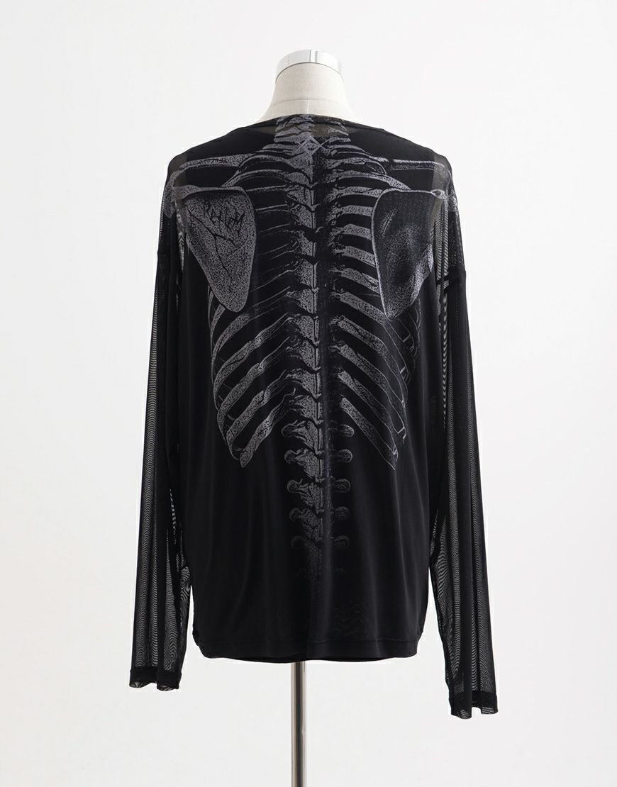 REFLEM【レフレム】シアーメッシュ長袖カットソー＆タンクトップ2P