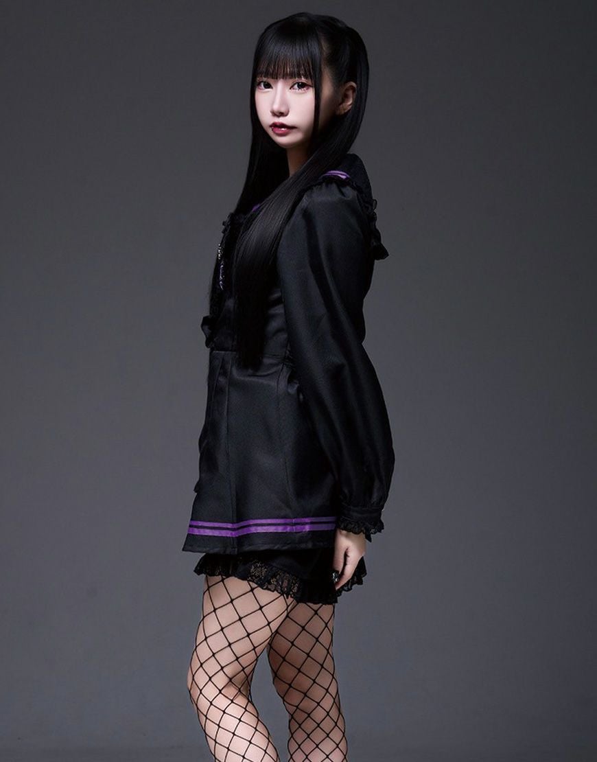 TRAVAS TOKYO【トラバストーキョー】セーラーフリル2Pセットアップ/全2色