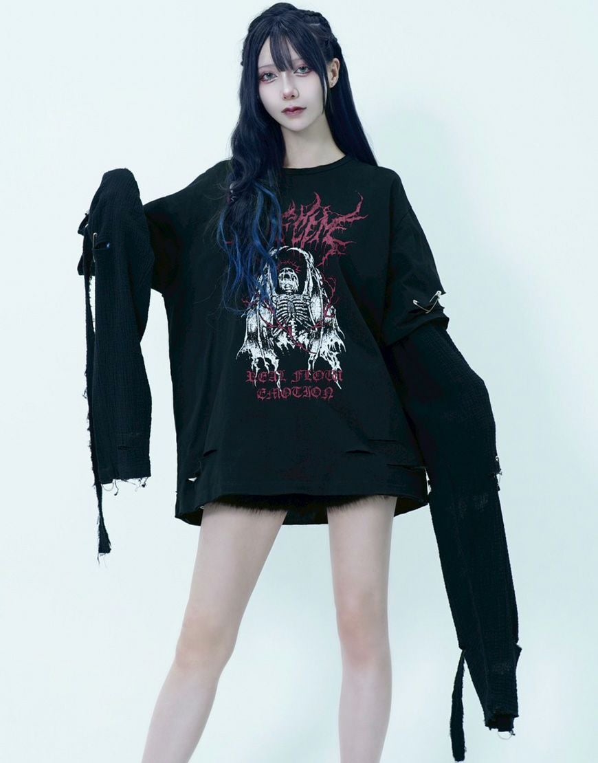 REFLEM【レフレム】フェイクレイヤードロングスリーブロンT/全2色