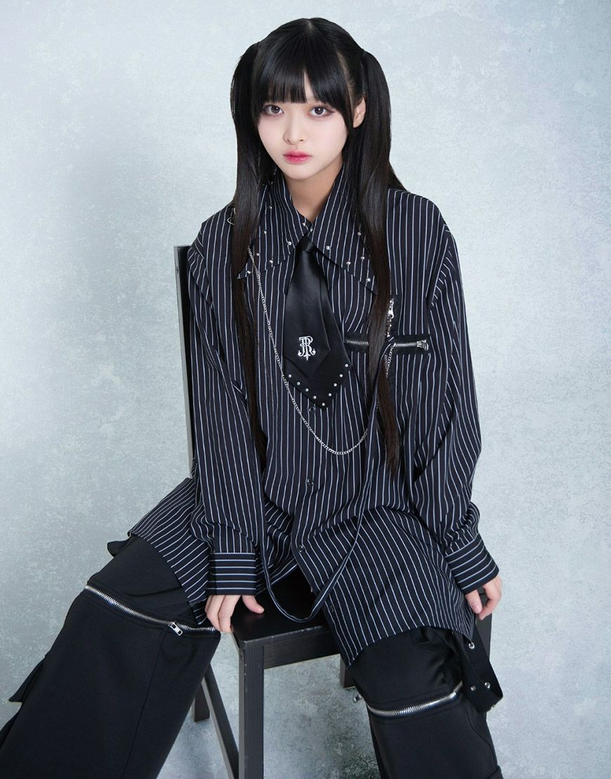 DimMoire【ディムモアール】監禁ハーネスシャツ/Black