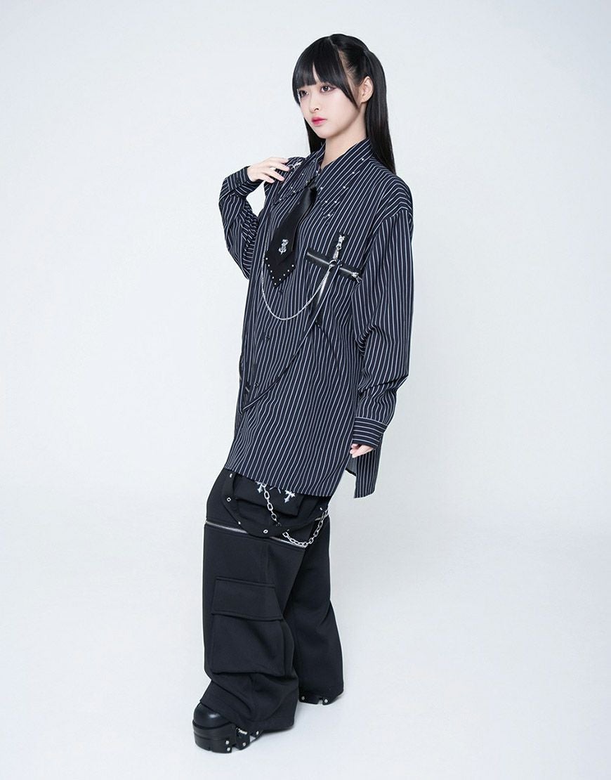 TRAVAS TOKYO トラヴァストーキョー　クマ柄ネクタイ付きシャツ TRAVAS TOKYO（トラバス トウキョウ）の「『TRAVAS TOKYO/トラバス