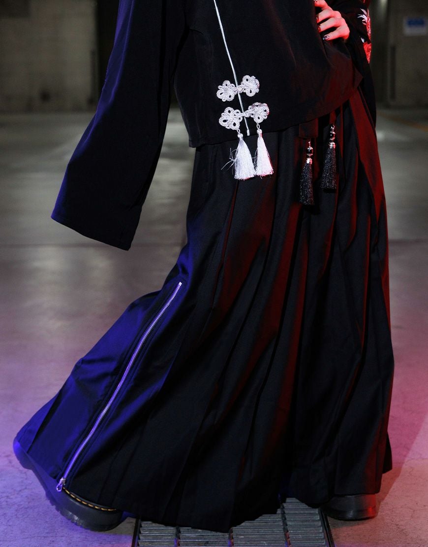 AdaNous【アダナス】影に咲くlayered pants/全1色