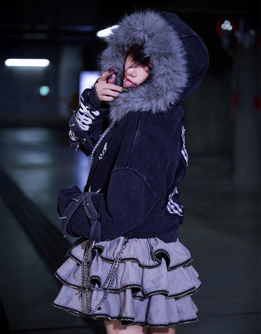 Grrr the Lipper【ガルルザリッパー】悪魔NOジップスカート/全3色