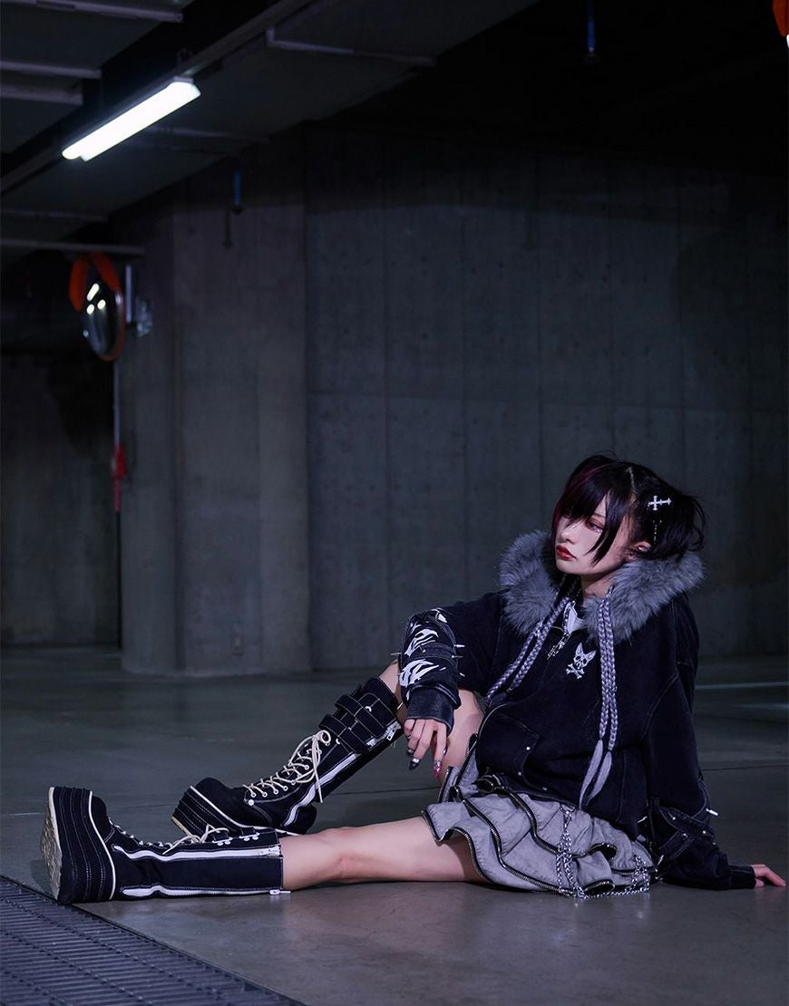 Grrr the Lipper【ガルルザリッパー】悪魔NOジップスカート/全3色