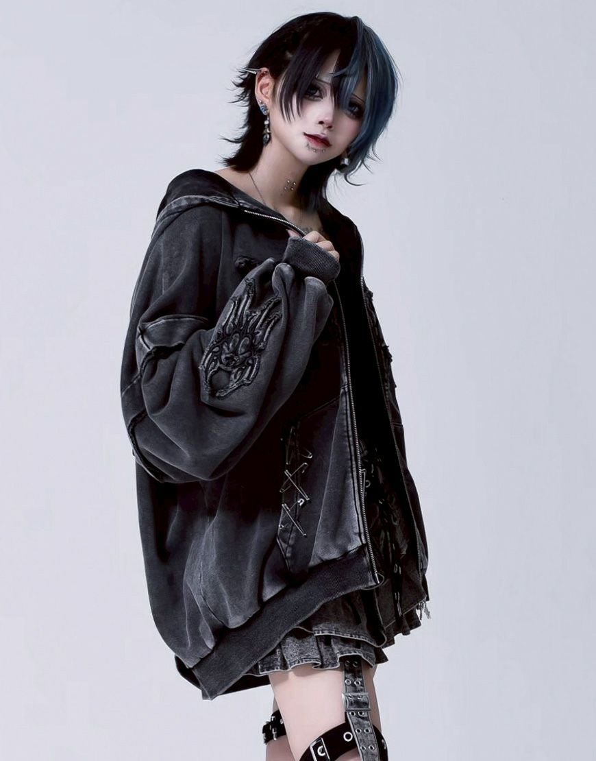 REFLEM【レフレム】猫耳ジップアップパーカー/全3色