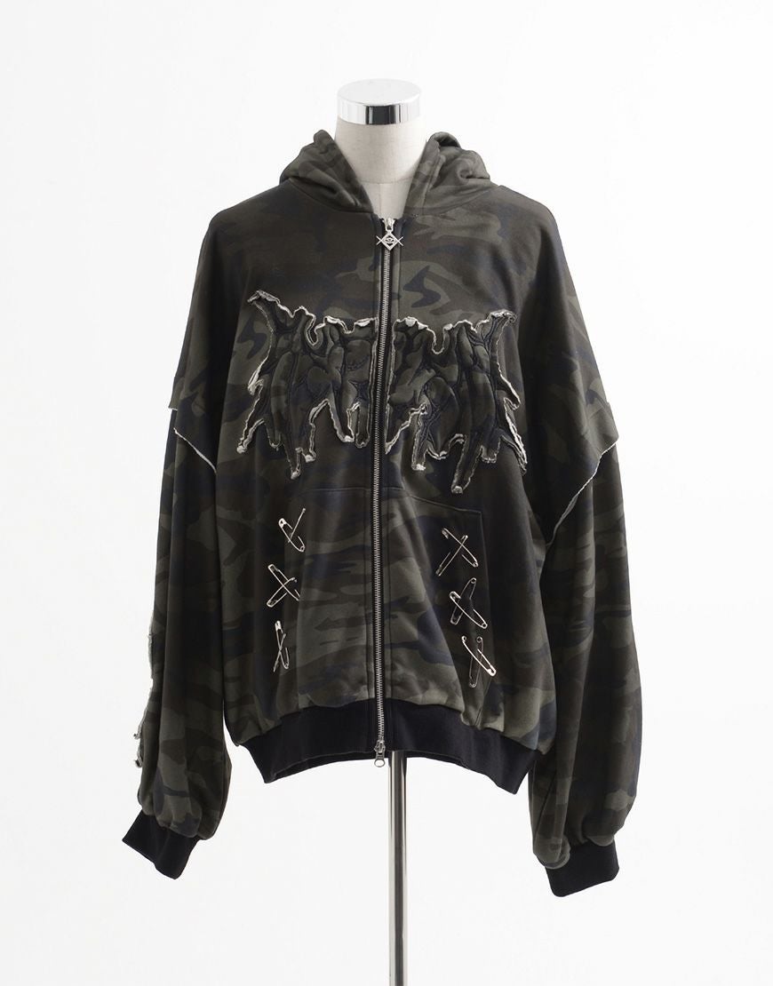 c*o様 『REFLEM/レフレム』猫耳ZIPパーカー/ジップアップパーカー REFLEM【レフレム】猫耳ジップアップパーカー/全3色