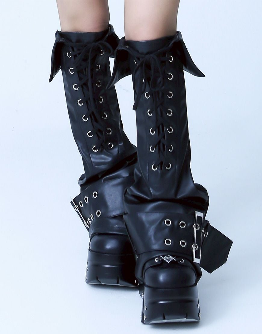 REFLEM【レフレム】Thorn eyeロゴレザーベルト/全2色