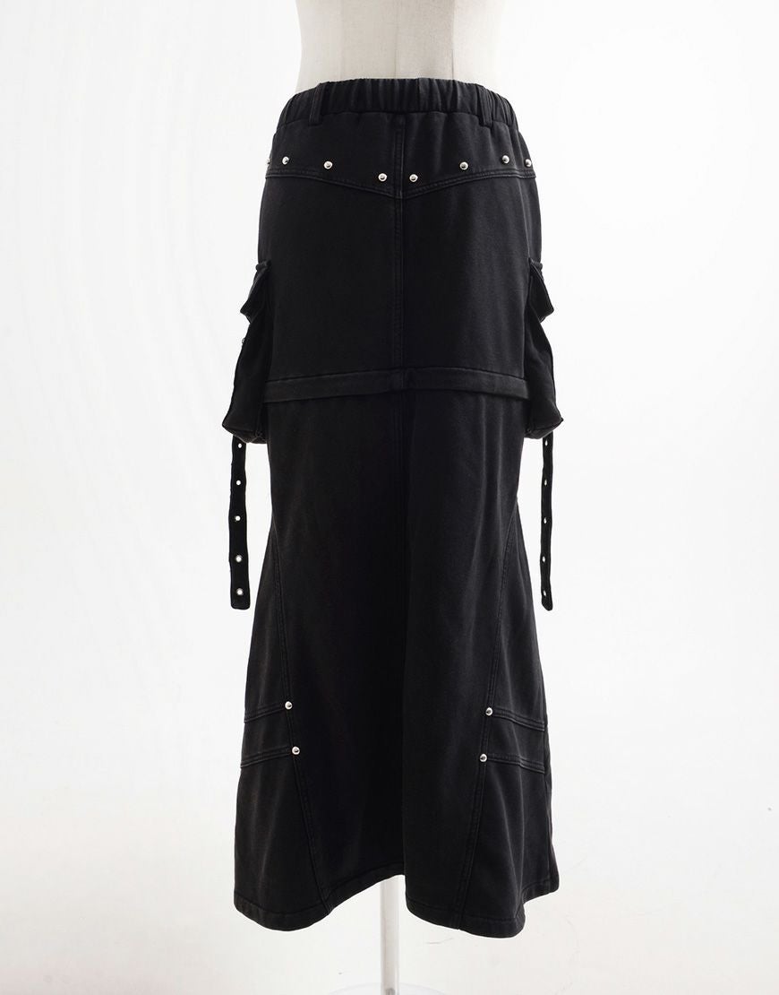 現行品 25AW REFLEM レフレム 2wayカーゴロングスカート REFLEM（レフレム） スカート 「REFLEM/レフレム」2WAYカーゴロング