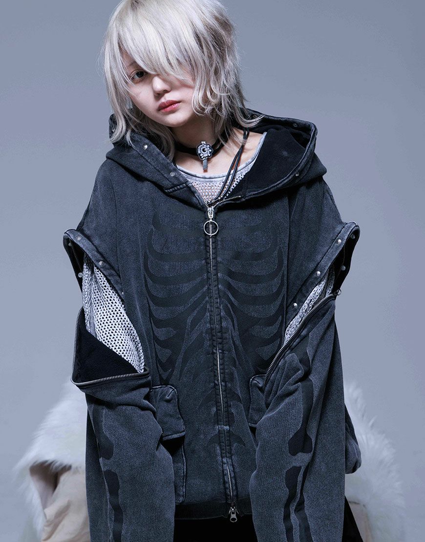 Gamchu【ガムチュ】Sloppy脱臼ギミックパーカー/全2色