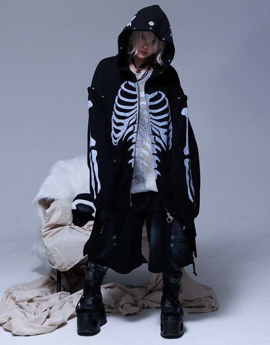 Gamchu【ガムチュ】Sloppy脱臼ギミックパーカー/全2色