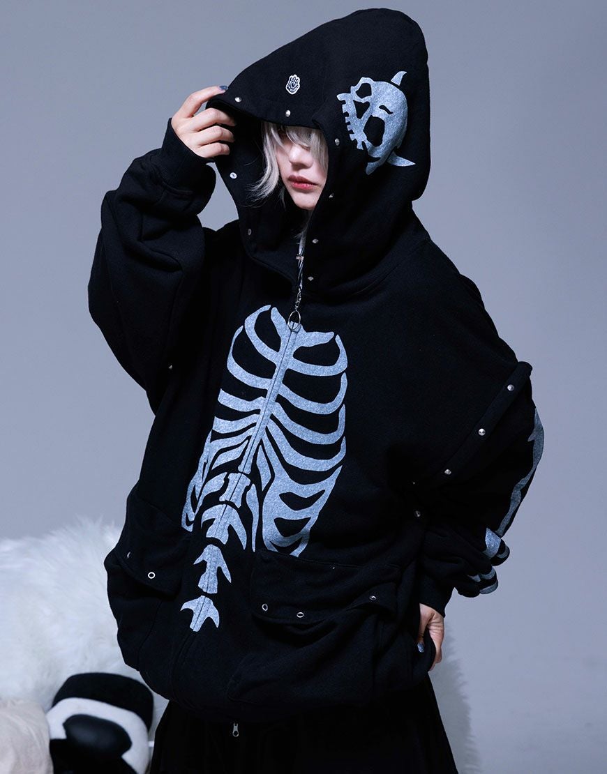 Gamchu【ガムチュ】Sloppy脱臼ギミックパーカー/全2色