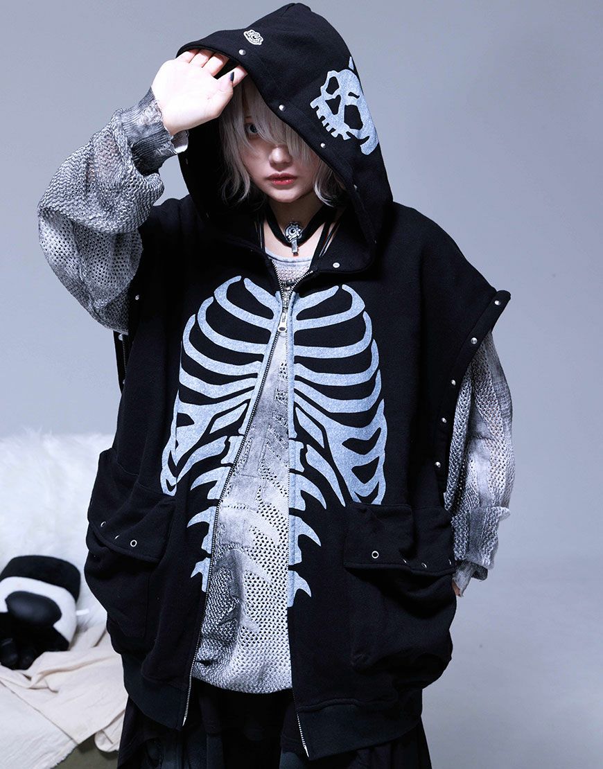 Gamchu【ガムチュ】Sloppy脱臼ギミックパーカー/全2色