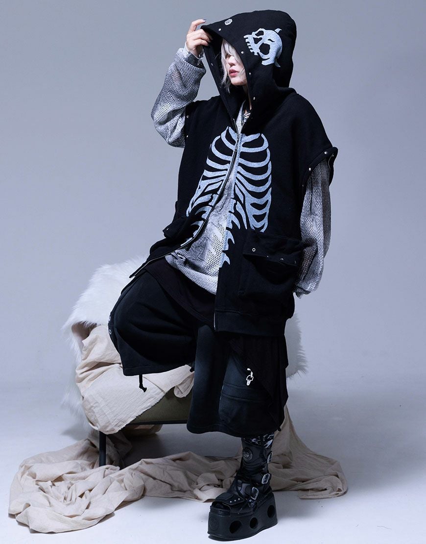 Gamchu【ガムチュ】Sloppy脱臼ギミックパーカー/全2色