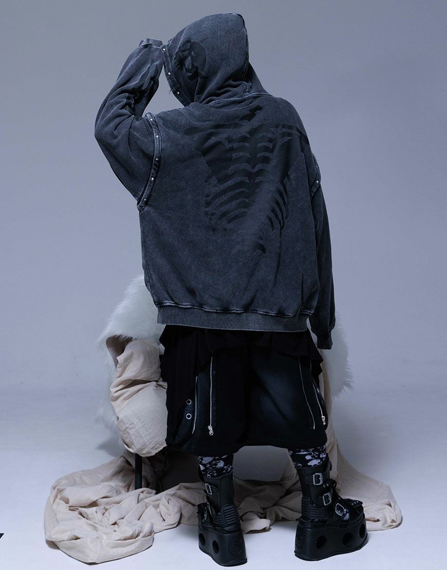 Gamchu【ガムチュ】Sloppy脱臼ギミックパーカー/全2色