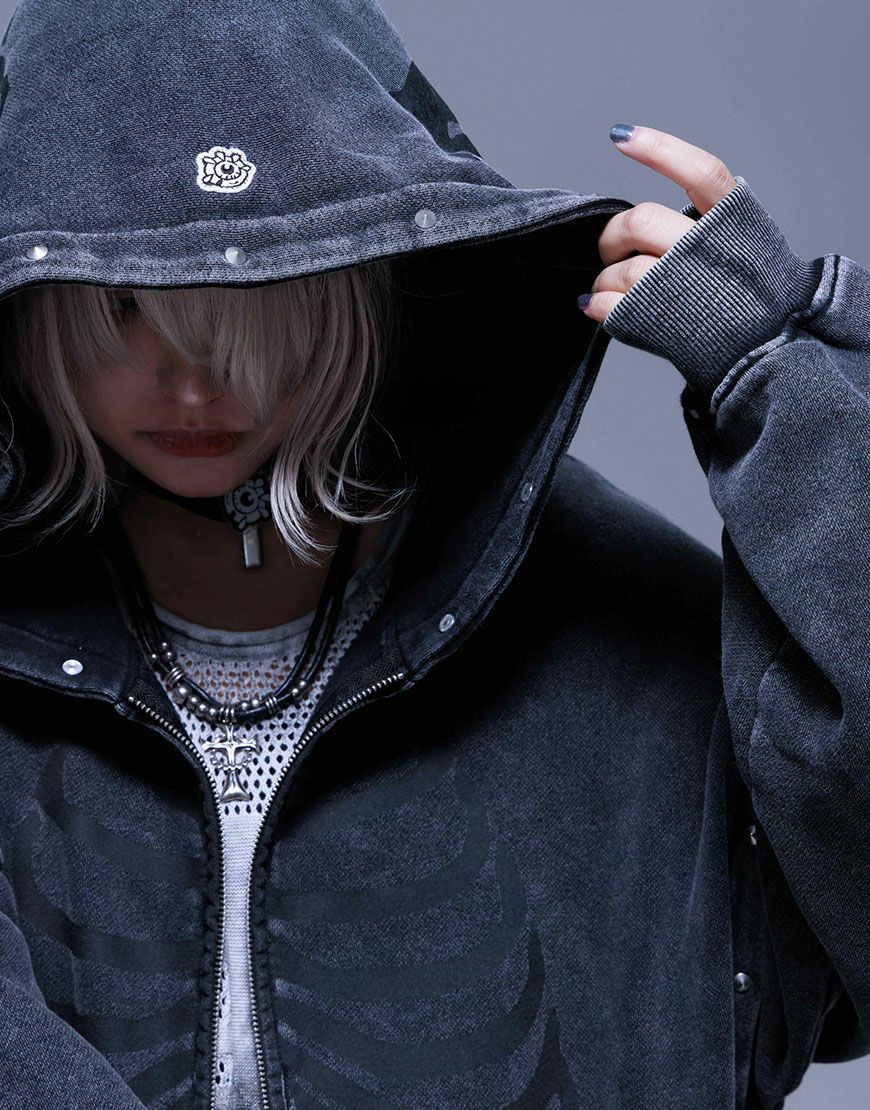 Gamchu【ガムチュ】Sloppy脱臼ギミックパーカー/全2色