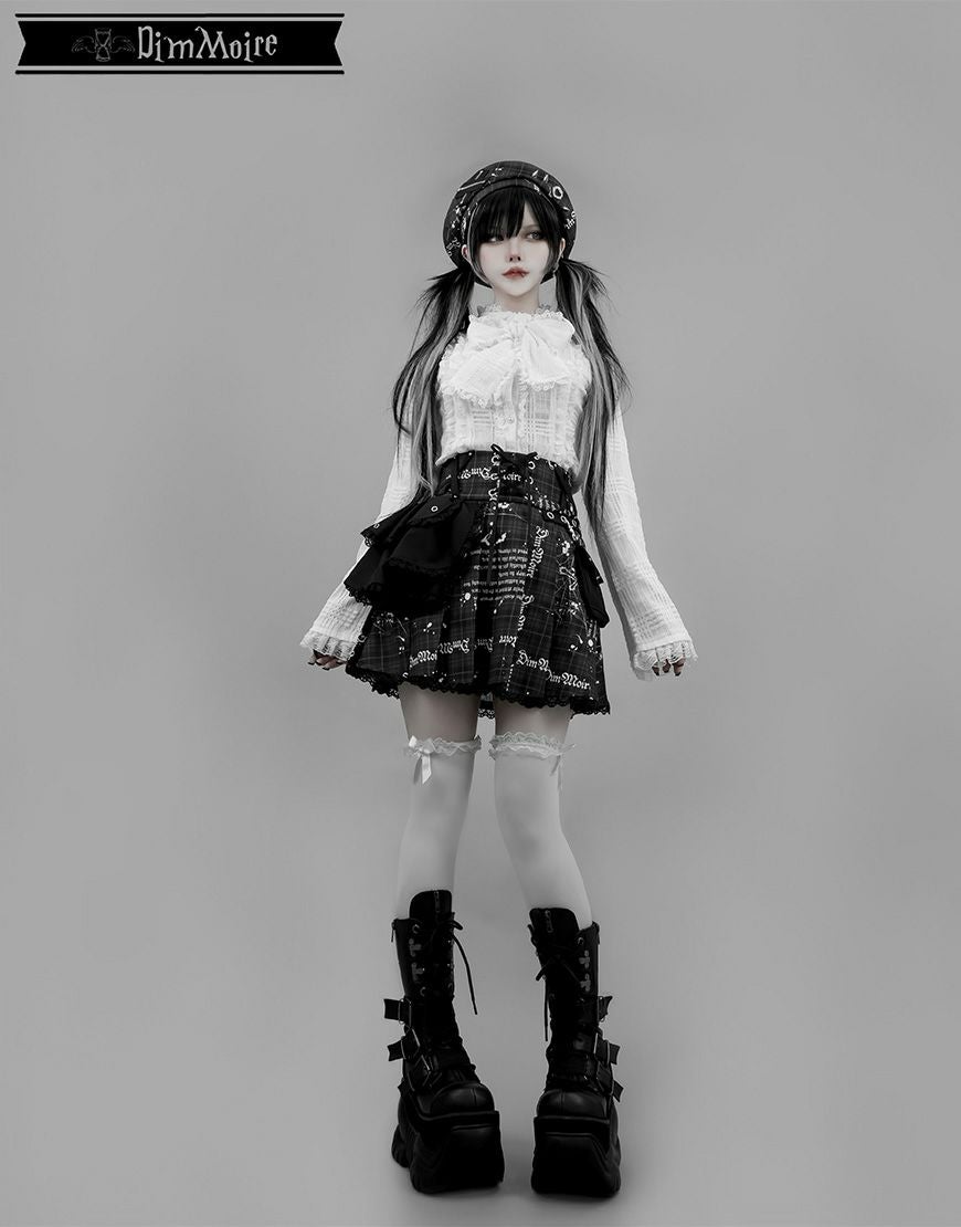 DimMoire【ディムモアール】荊棘リボンタイブラウス/White