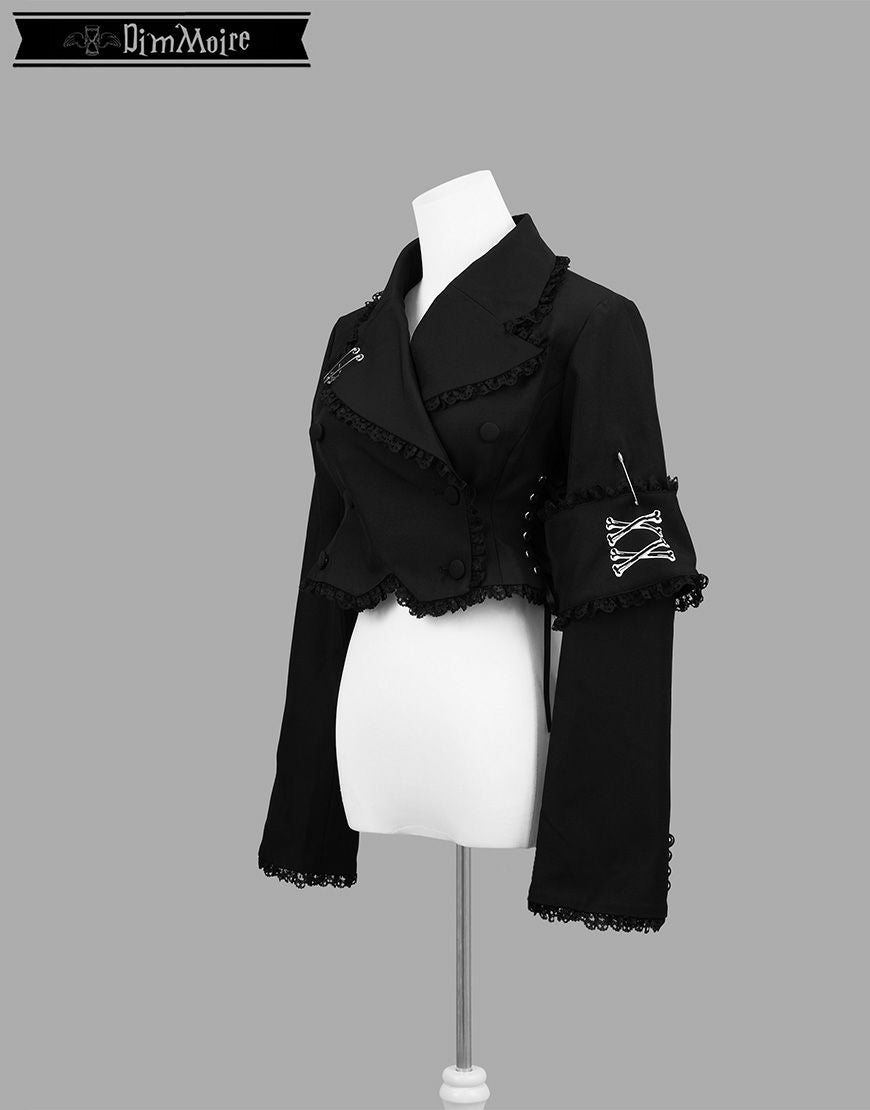 DimMoire【ディムモアール】魅了のバックリボンジャケット/Black