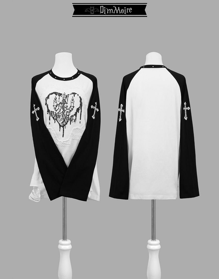 DimMoire【ディムモアール】Bloody Altar ロンT/Black
