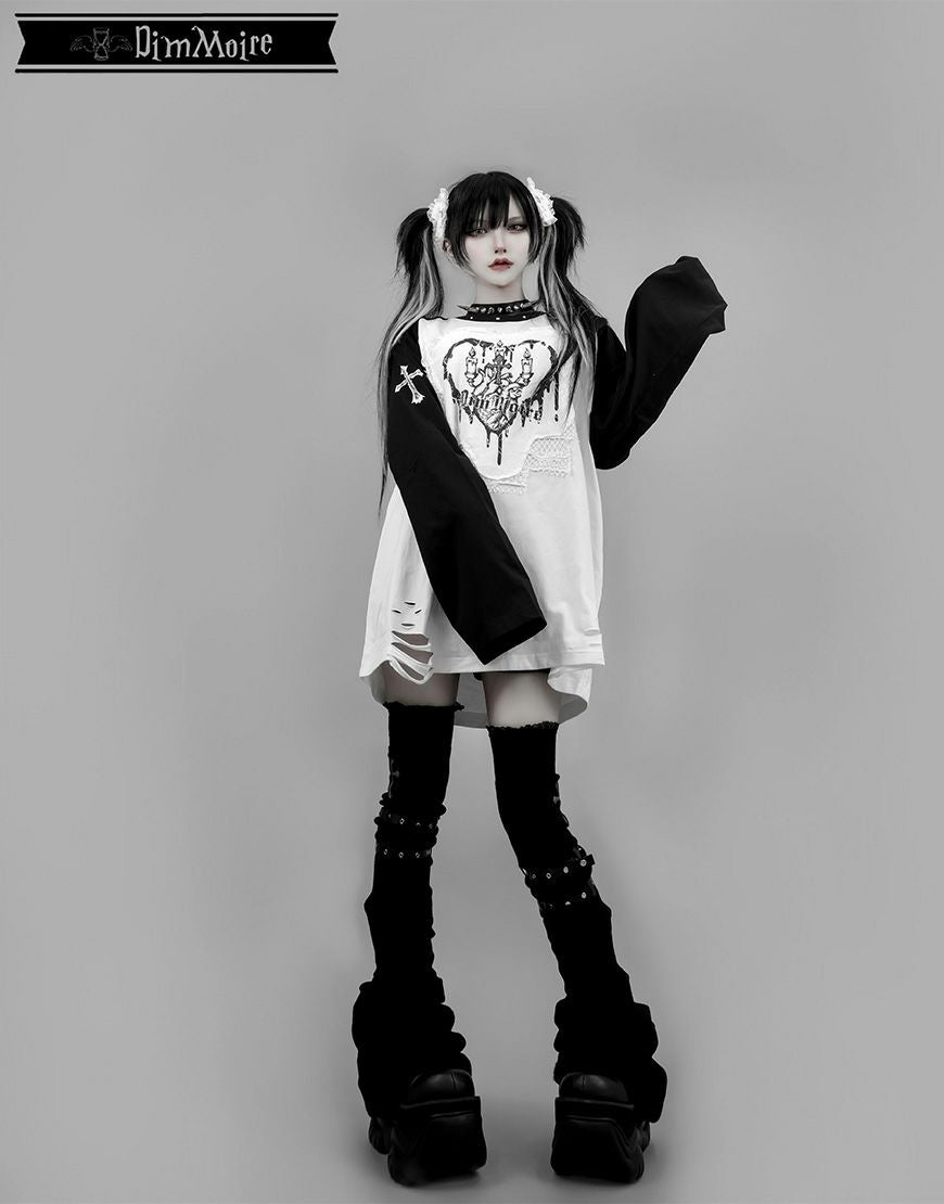 DimMoire【ディムモアール】Bloody Altar ロンT/Black