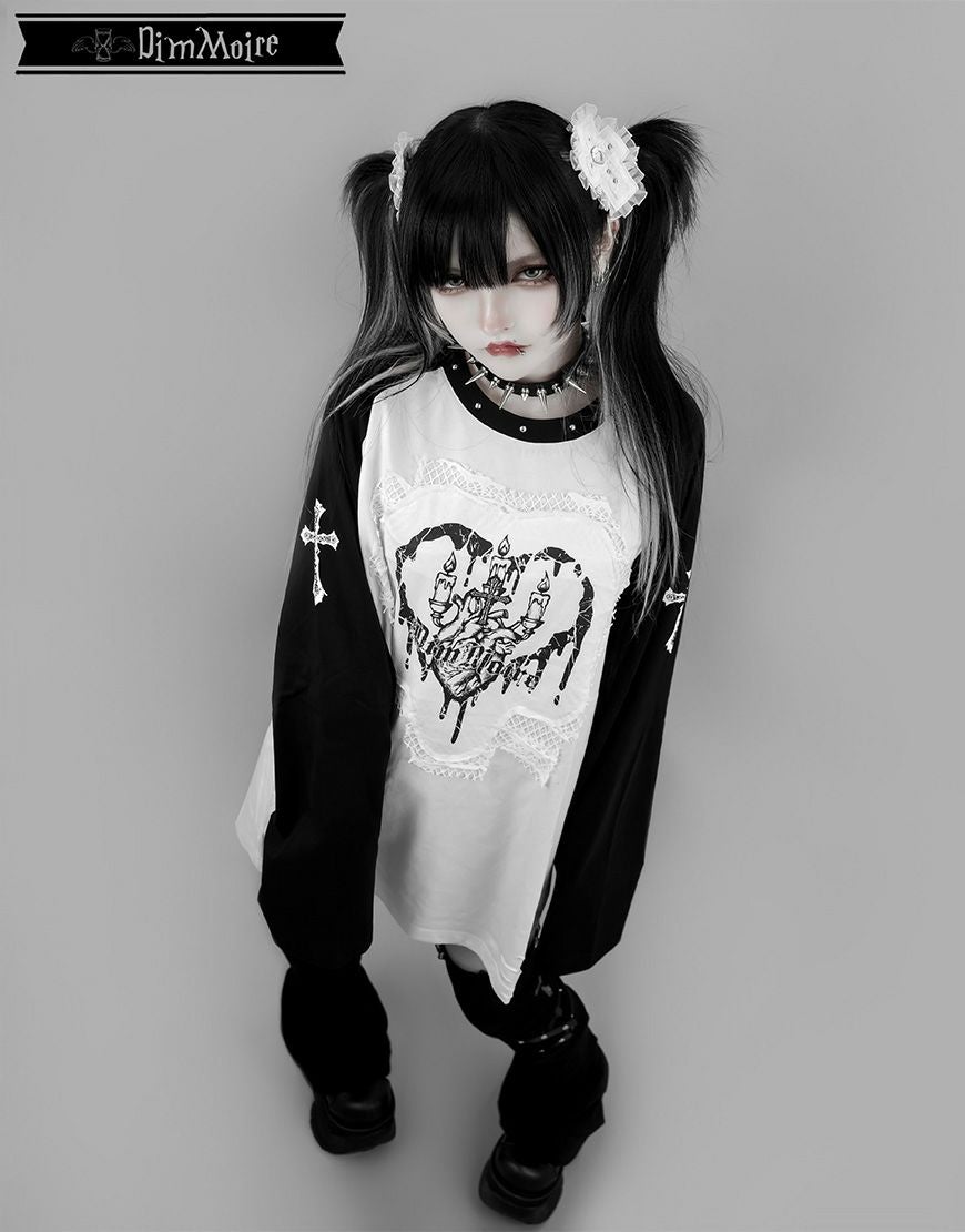 DimMoire【ディムモアール】Bloody Altar ロンT/Black