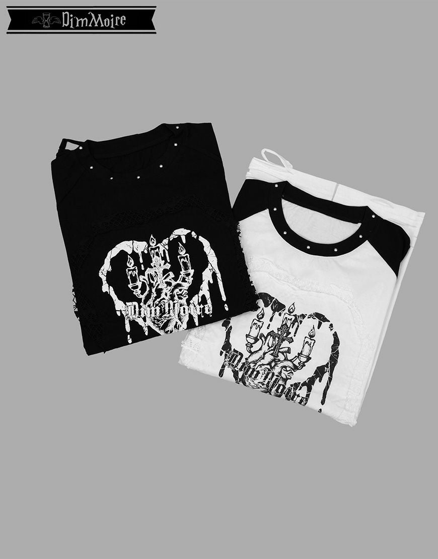 DimMoire【ディムモアール】Bloody Altar ロンT/Black