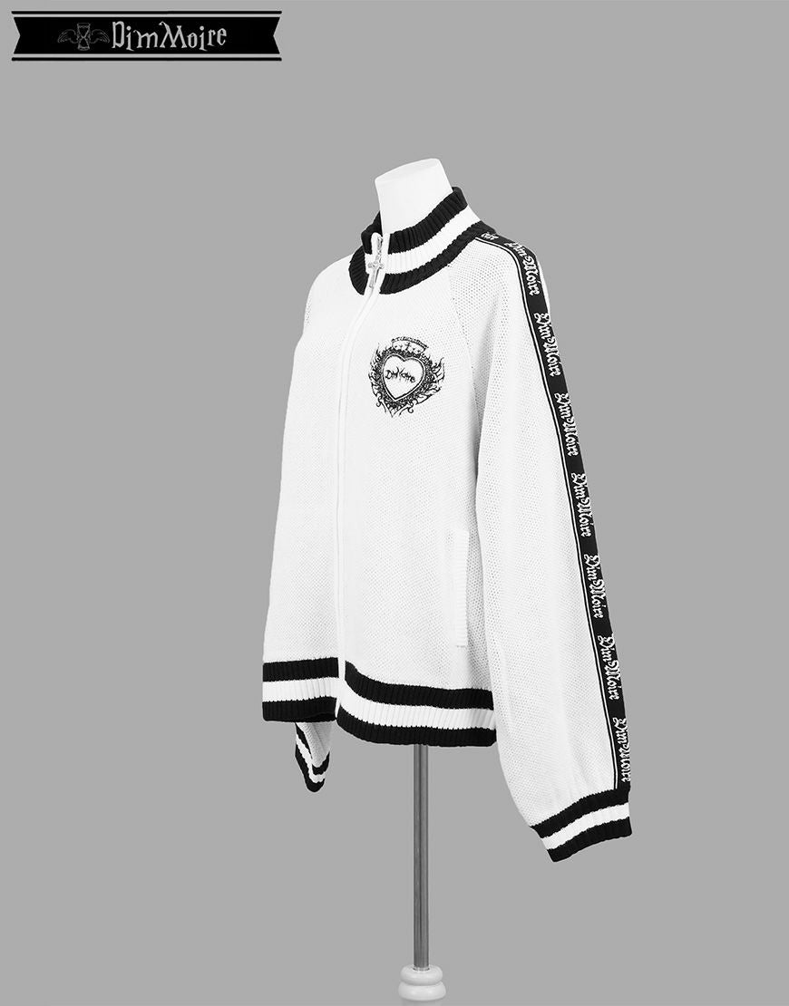 DimMoire【ディムモアール】ニットジャージトップス/White