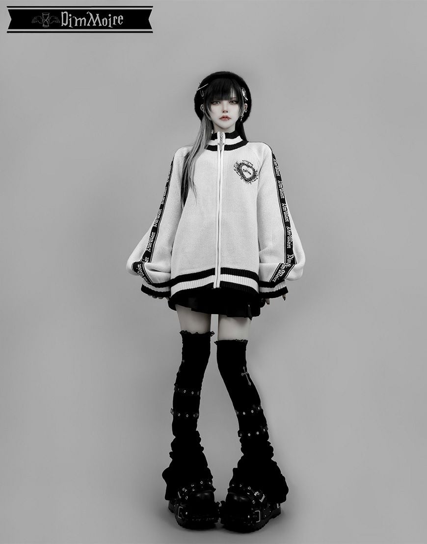 DimMoire【ディムモアール】ニットジャージトップス/White