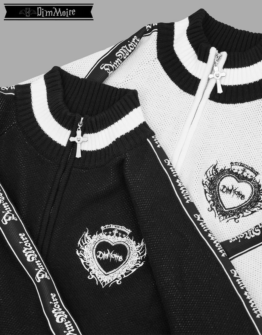 DimMoire【ディムモアール】ニットジャージトップス/White