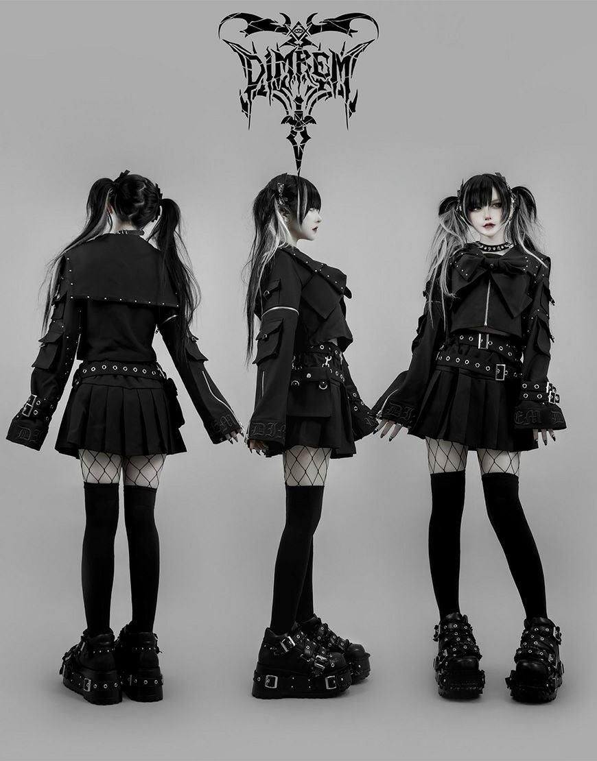 超フリルベルトシューズ/Black DIMREM【ディムレム】超フリルベルトシューズ/Black
