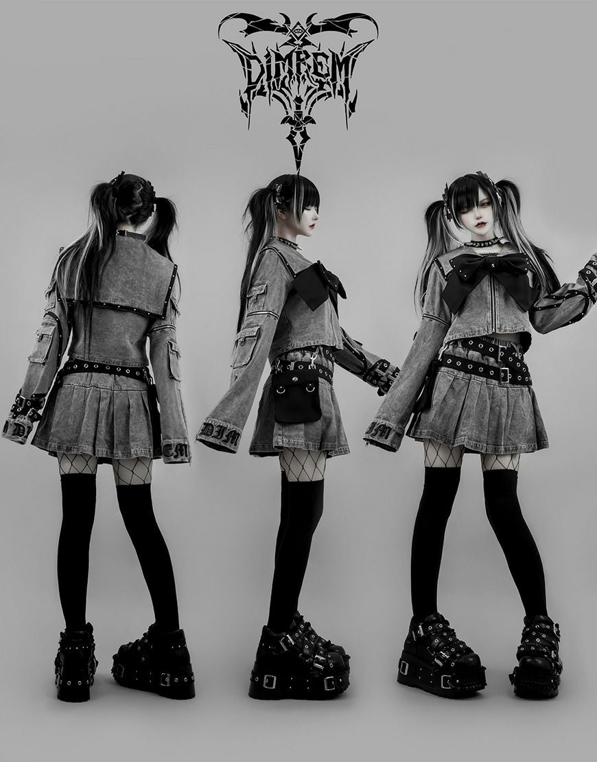 DIMREM【ディムレム】超フリルベルトシューズ/Black