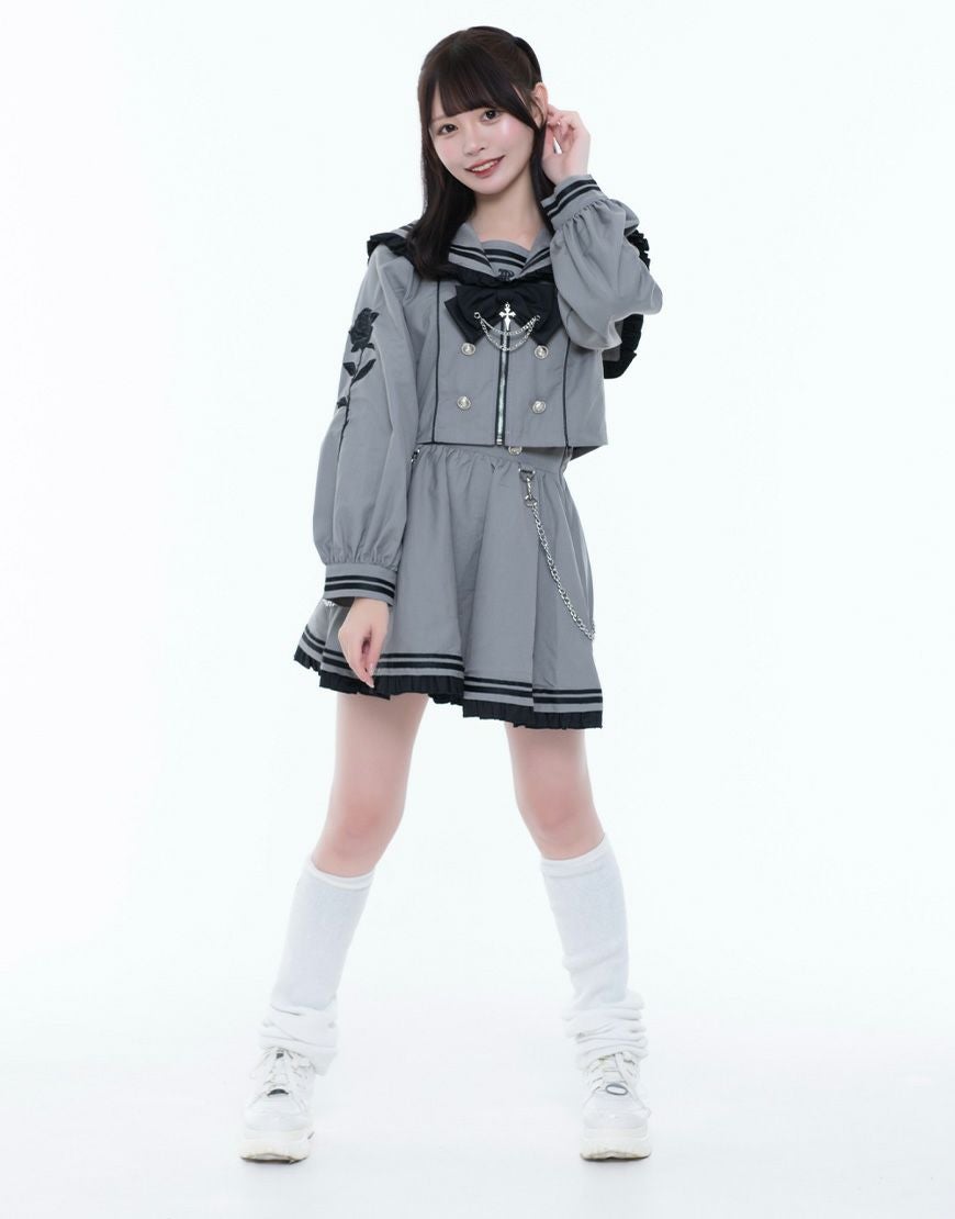 TRAVAS TOKYO【トラバストーキョー】セーラーフリルセットアップ/全3色