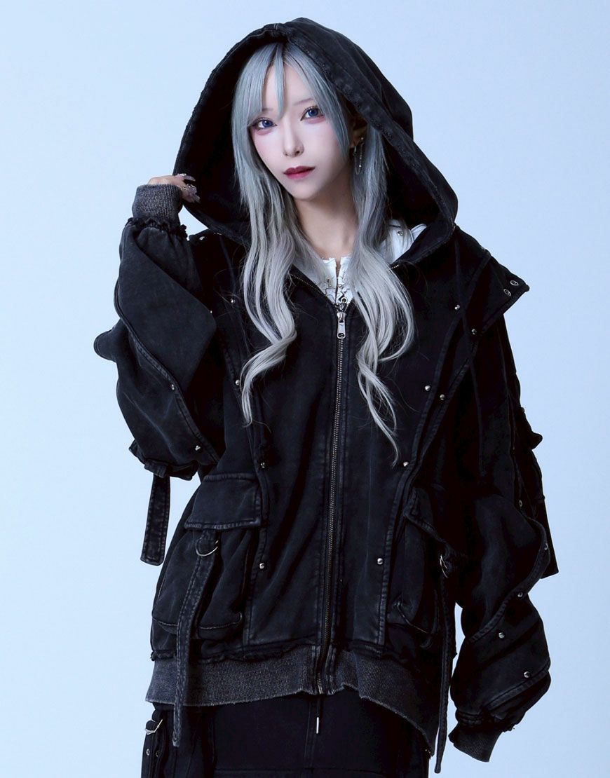 REFLEM【レフレム】ヘビーレイヤードジップパーカー/全2色