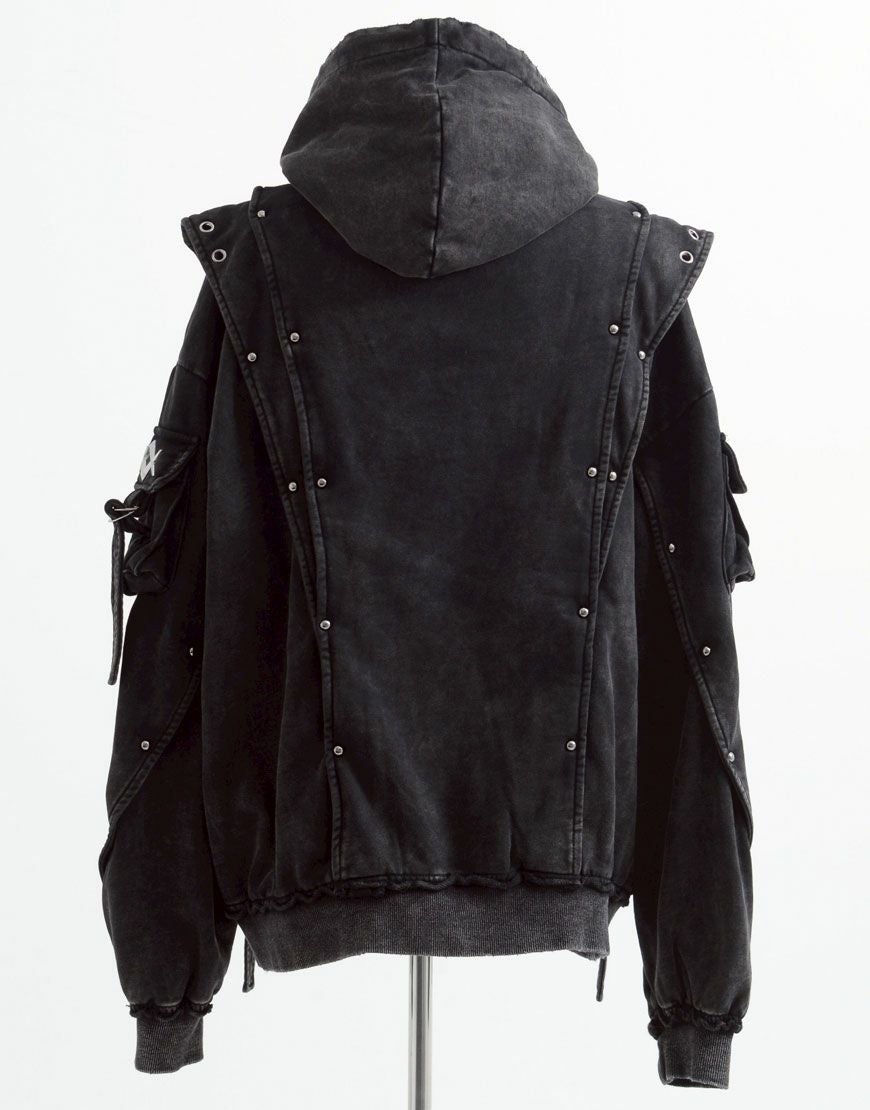 REFLEM【レフレム】ヘビーレイヤードジップパーカー/全2色