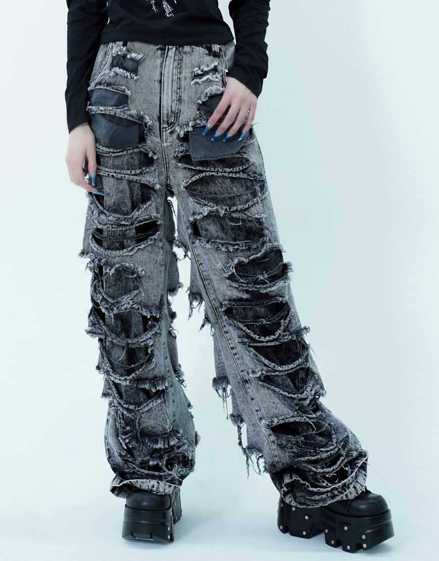 REFLEM【レフレム】レッグカバー付きレイヤードデニムショートパンツ/全2色