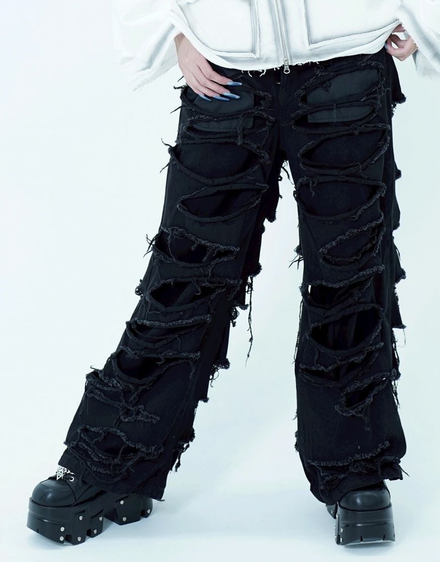 REFLEM【レフレム】レイヤードクラッシュデニム/全2色