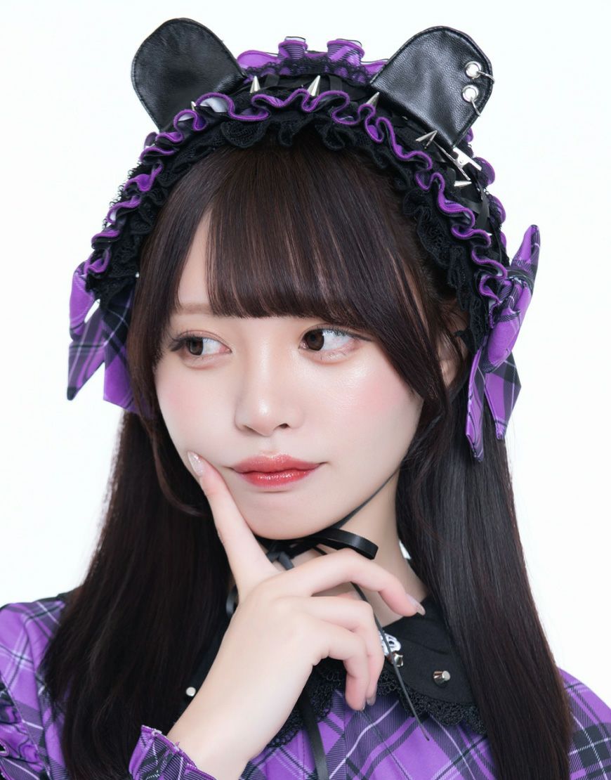 TRAVAS TOKYO【トラバストーキョー】チェックフリルヘッドドレス/全2色