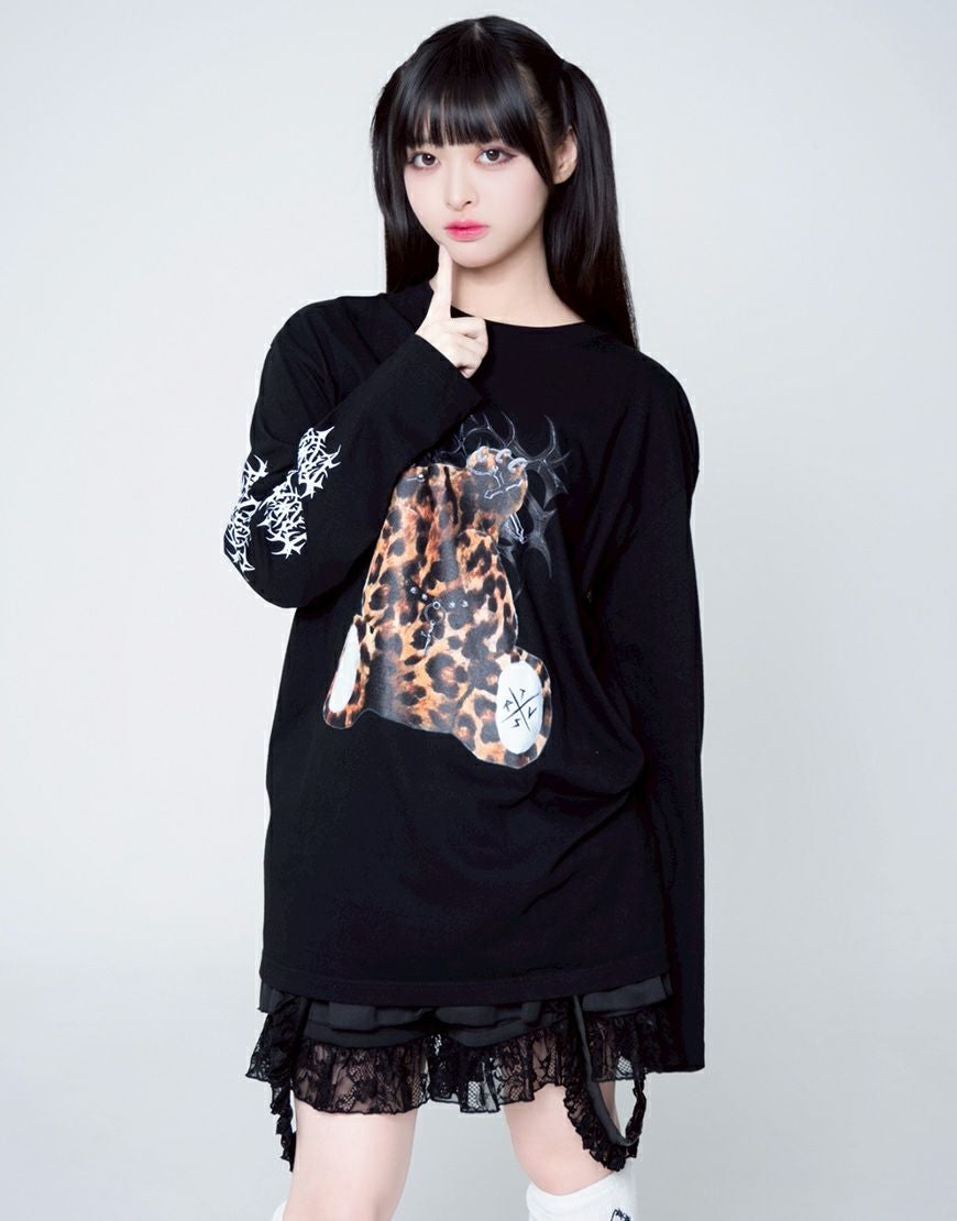 TRAVAS TOKYO【トラバストーキョー】クマプリントロンT/全4色