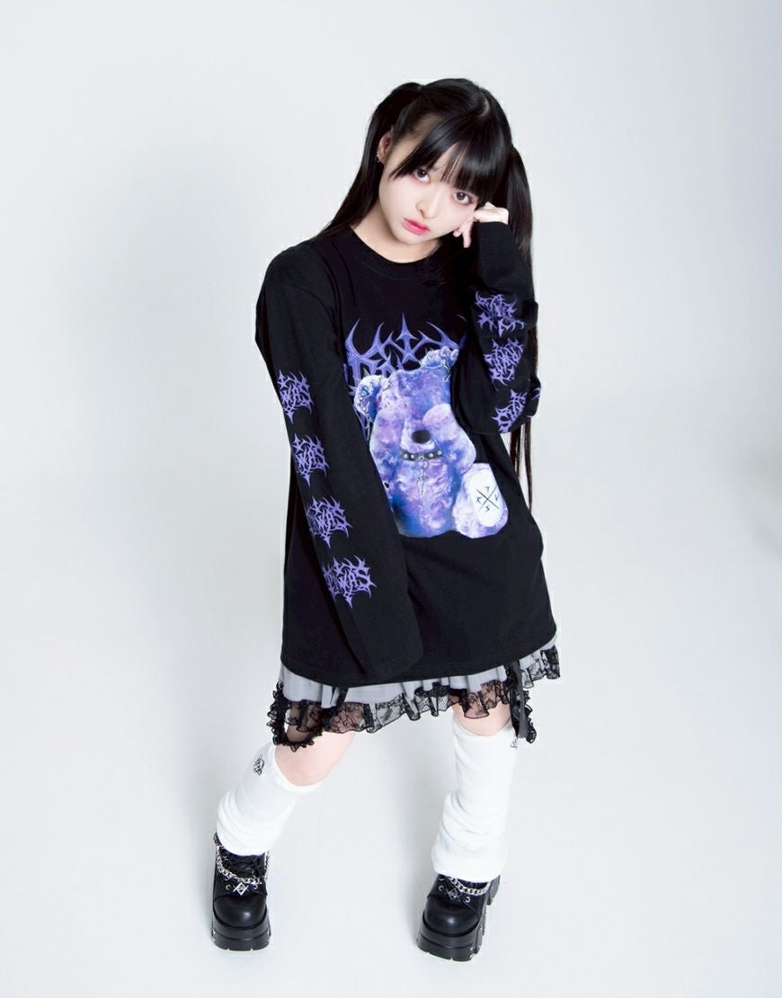 TRAVAS TOKYO【トラバストーキョー】クマプリントロンT/全4色