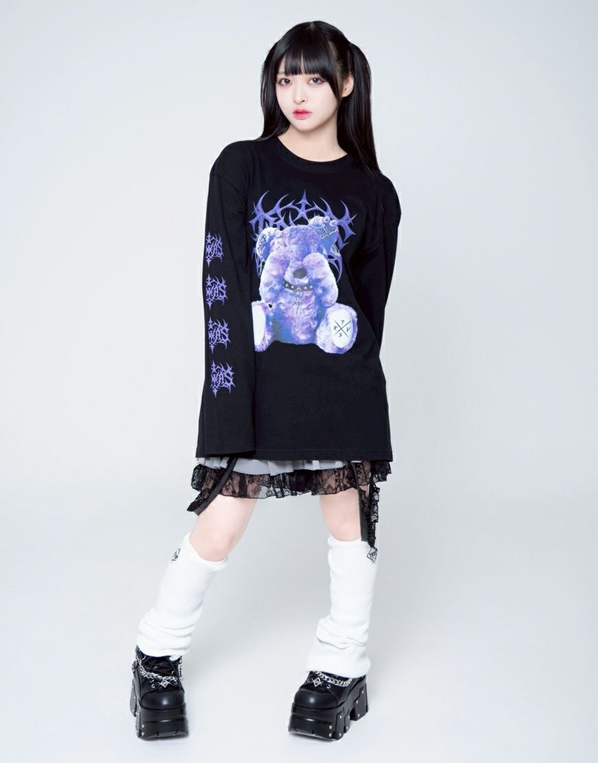 TRAVAS TOKYO【トラバストーキョー】クマプリントロンT/全4色